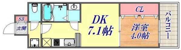 プレジオ神戸WESTの物件間取画像